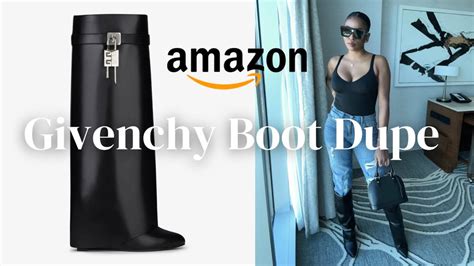 dupe givenchy boots|givenchy shark lock boots.